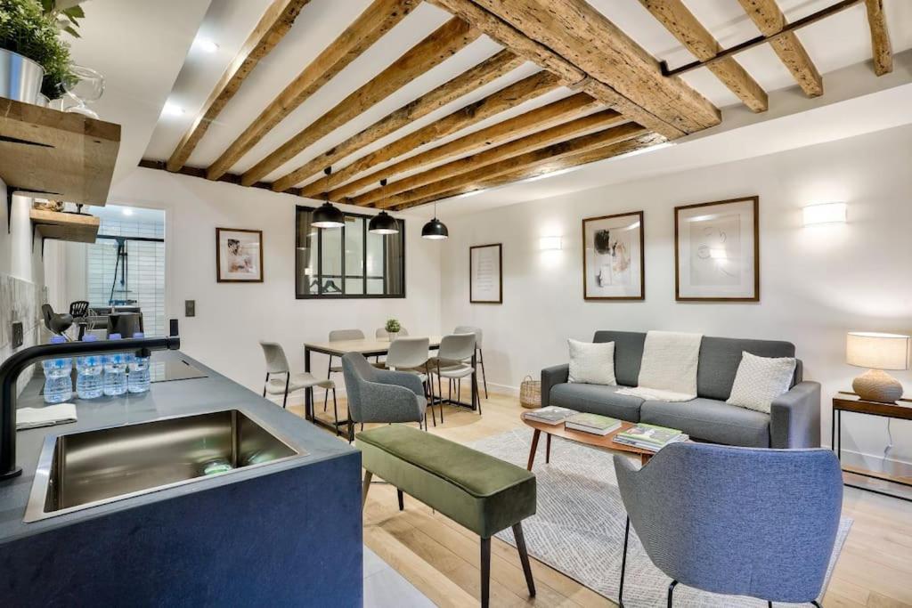 Magnifique Appartement Pour 6 - Montorgueil Париж Екстериор снимка